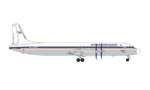 Domodedovo Airlines Ilyushin Il-18  Ra-74267 - 20.2 * 20.2 Cm 1/200 Herpa