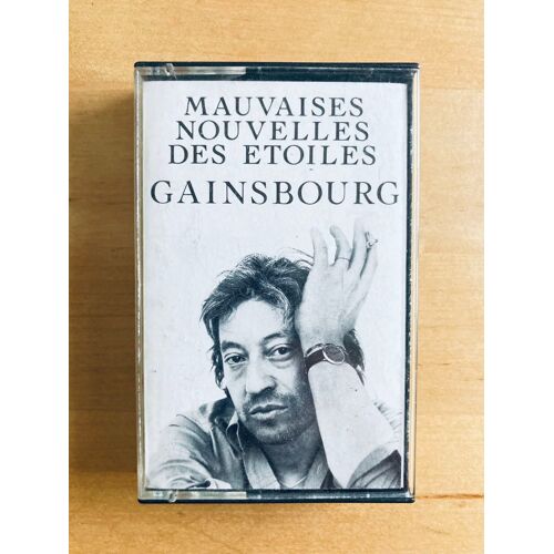 Cassette Audio Serge Gainsbourg Mauvaises Nouvelles Des Étoiles.