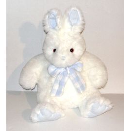 Peluche Lapin Blanc Noeud Papillon Gros Doudou Jacadi