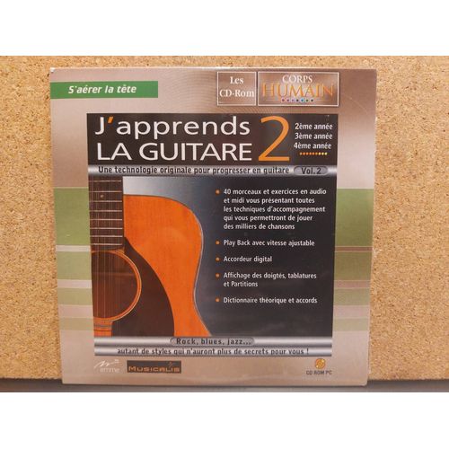 J'apprends La Guitare 2. Cd-Rom