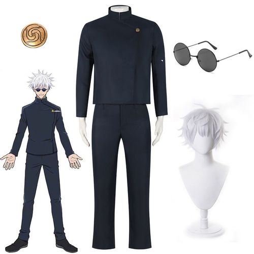 Vêtements De Cosplay Curse Back To The War, Lunettes Gojo Satoru, Perruque, Ensemble Complet D'huile D'été,