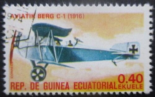 Guinee Equatoriale Avion Oblitéré