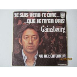 Je Suis Venu Te Dire... ...Que Je M'en Vais - Vu De L'exterieur