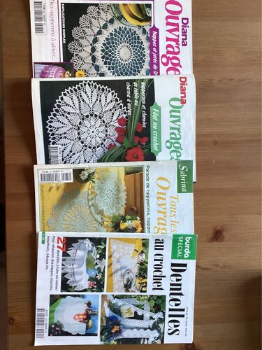 4 Magazines De Dentelle Au Crochet,