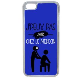 Coque J'peux Pas J'vais Chez Le Médecin (9) Compatible Iphone 7 Plus Transparent