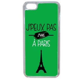 Coque J'peux Pas J'vais À Paris (6) Compatible Iphone 7 Plus Transparent