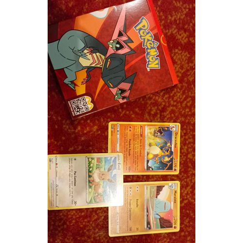 Lot De 3 Cartes Pokémon Mc Donald's Dont Dracaufeu Et Evoli