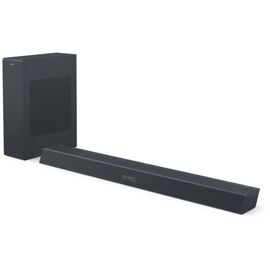 Philips Barre de son B8405/10 TV + Caisson de Basse Sans Fil (2.1 Canaux, 240 W, Bluetooth, Dolby Atmos, HDMI eARC, Compatible DTS PlayFi, Assistants