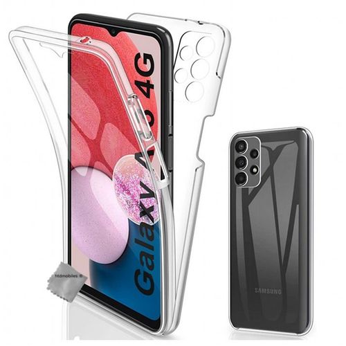 Housse Etui Coque Silicone 360 Integrale Samsung Galaxy A13 4g + Verre Trempe - Transparent