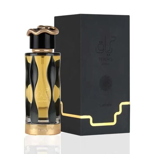 Eau De Parfum Teriaq Intense De Lattafa ? 100 Ml ? Mixte - Liqueur De Prune, Cannelle, Safran, Bergamote, Ambre, Fève Tonka, Benjoin 