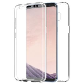 Samsung Galaxy S8-Coque-Intégrale-360-Degrés-Transparent-Silicone