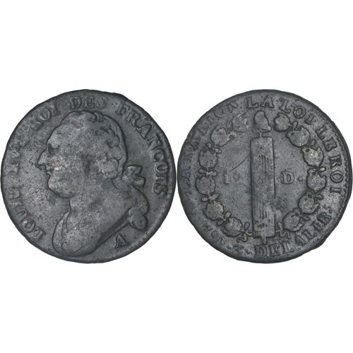 France - 1791 - 12 Deniers Au Faisceau Type Francois - Paris (A) - Fm02d6