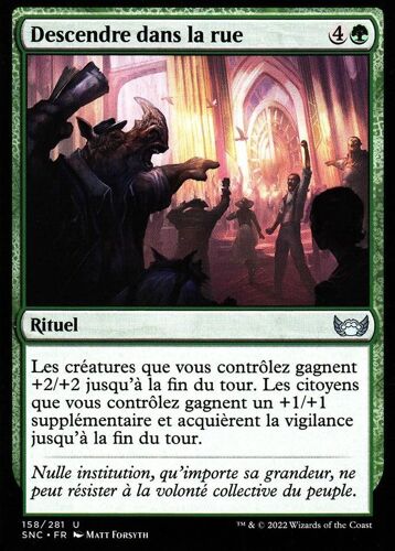 Descendre Dans La Rue - Magic - Les Rues De La Nouvelle- Capenna - U - 158/281
