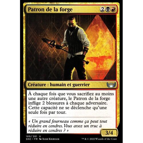 Patron De La Forge - Magic - Les Rues De La Nouvelle- Capenna - U - 189/281