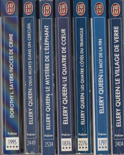 (Lot Livre Policier 15 Vols) Huit Chevaux Noirs, Trois Morts Au Soleil, Le Professeur, Adjugé!, Écran De Fumée, Le Vision Mité,L'épouse Trop Curieuse, Les Doigts De Flamme, Noces De Crime, Le Villa...