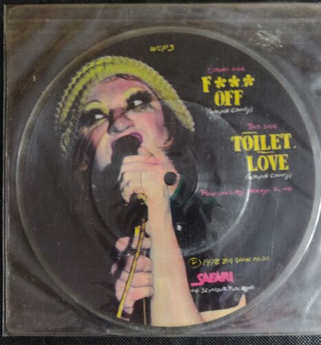 Wayne County & The Electric Chairs*- Fuck Off # Vinyl, 7, 45 Rpm, Picture Disc,Uk 1983 Punk-Rock