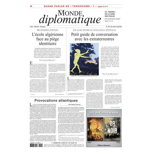 Le Monde Diplomatique N° 749 - Août 2016 - Une Autre Histoire De L'intelligence Artificielle