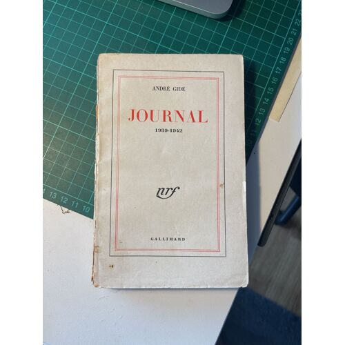 Journal De 1939-1942 D'andré Gide, Nrf, Gallimard, 1946