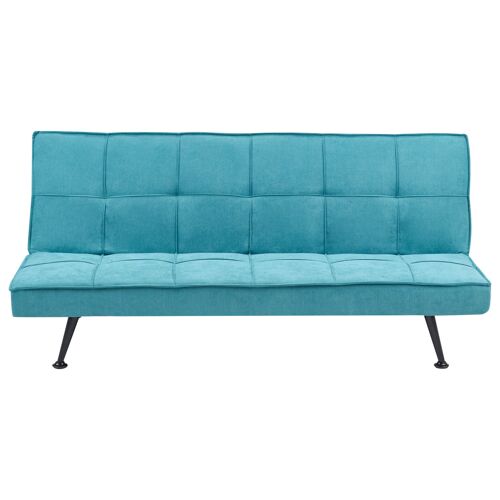 Canapé-lit HASLE Bleu azur Tissu