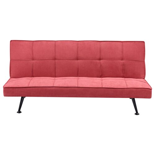 Canapé-lit HASLE Rouge Tissu