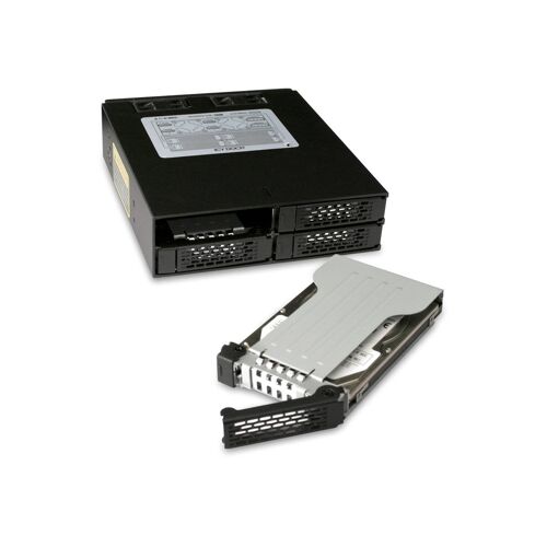 Cremax ICY Dock ToughArmor MB994SP-4SB-1 - Compartiment pour lecteur de support de stockage - SATA 6Gb/s - SATA 6Gb/s - noir mat