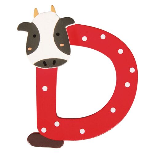 Alphabet En Bois Pour Prénom D'enfant 5 Cm Lettre D