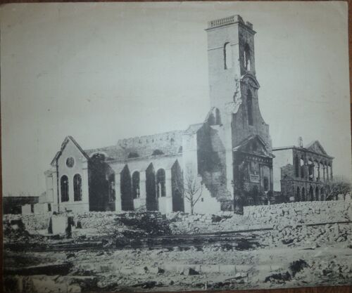 Carte Géante Longwy-Haut Église Hôtel De Ville 1922