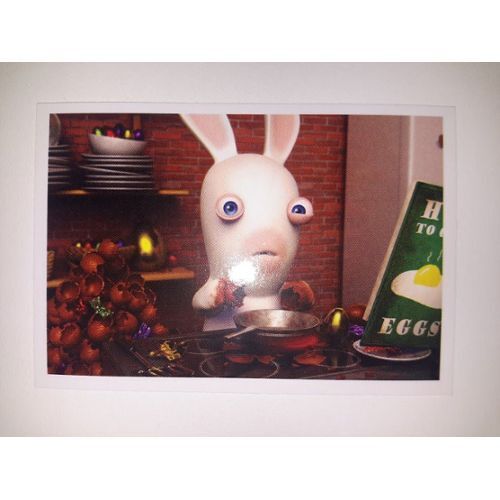 Autocollant Lapins Crétins Panini Carrefour N°53