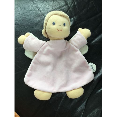 Doudou Ange Gardien Rose Schutzengel 26cm
