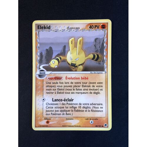 Elekid 48/101 Set Ex Iles Des Dragons Fr