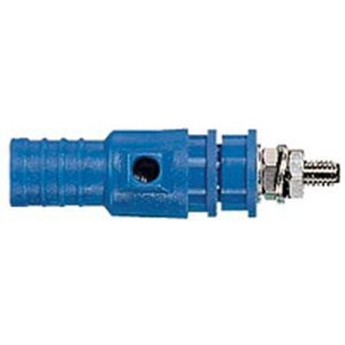 Borne à prise arrière de sécurité - Ø4 - 1000 V - 32 A - bleu