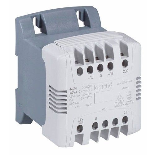 Transformateur 24V - primaire 230V - monophasée -160 VA LEGRAND