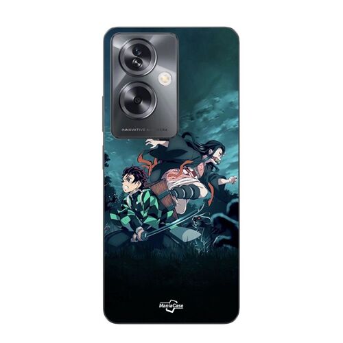 Coque Oppo A79 5g Tanjiro Nezuko Demon Slayer