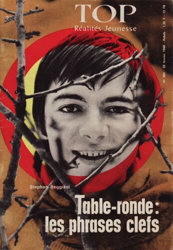 Top Réalités Jeunesse / 25-02-1968 N°484 : Stephan & Serge Reggiani (4p) - Herbert Leonard (1/3p)