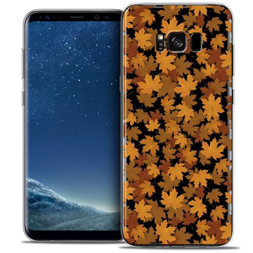 Caseink - Caseink Coque Housse Etui Pour Samsung Galaxy S8+/ Plus (G955) [Crystal Gel Motif Hd Collection Autumn 16 Design Feuilles - Souple - Ultra Fin - Imprimé En France]