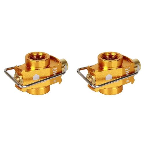 2x Camping Gas Saver Plus Convertisseur De Gaz De Changement De Vitesse De Recharge De Réservoir Plat Adaptateur De Conversion De Gaz De Camping Ada