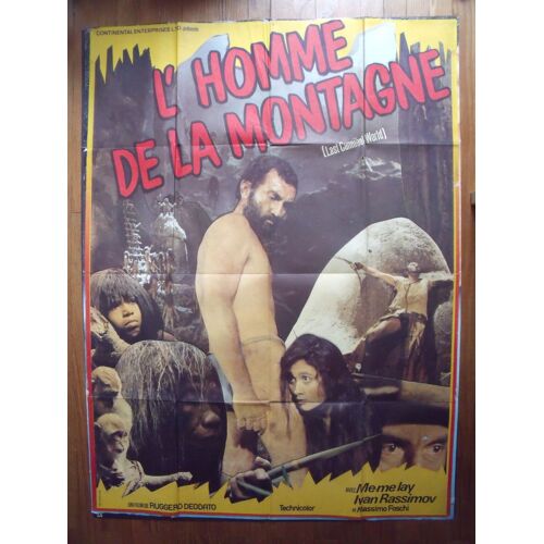 L'homme De La Montagne Affiche De Cinéma 120x160 Last Cannibal World Ruggero Deodato