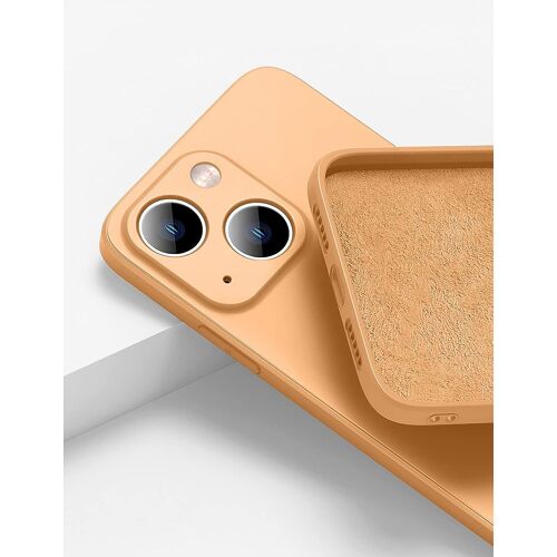 Coque Antichoc Liquide pour iPhone 14 Plus Silicone Souple 6.7"" [Protection Appareil Photo integree] etui Fin en Caoutchouc pour telephone iPhone 14 Plus, Souci