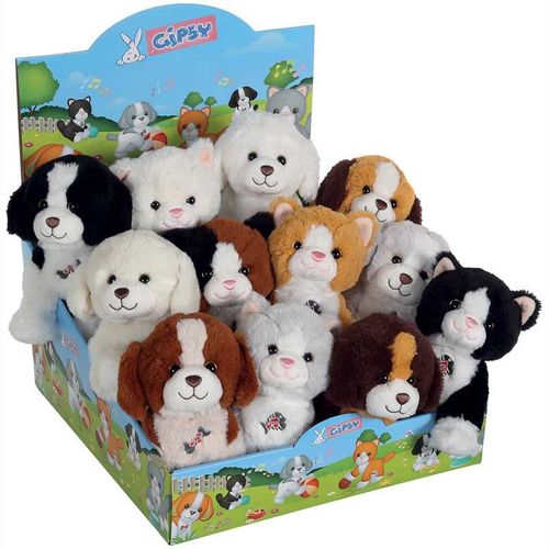 Gipsy Dogz & Kats Sonores 18 Cm En Display