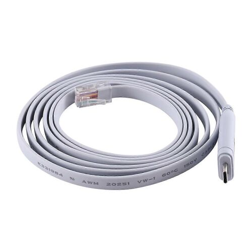Câble de configuration de console USB TO Type C Câble de débogage de routeur série de type C vers RJ45