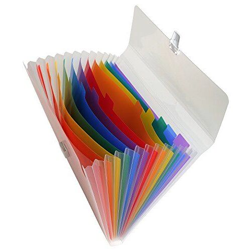 Exacompta - 55298e - Trieur Valisette - 13 Compartiments - A4 - Multicolore