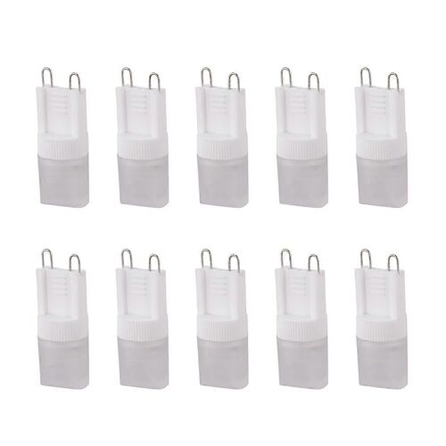 10x G9 Blanc Chaud 1 Led Ampoule Spot Lampe 1w Ac 220v-240v Haute Puissance