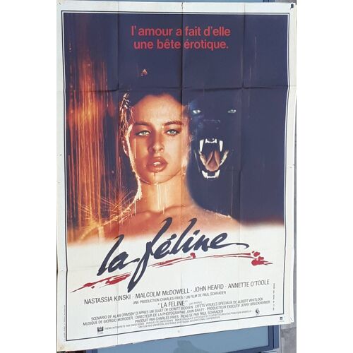 Affiche De Cinéma " La Féline " 120x160