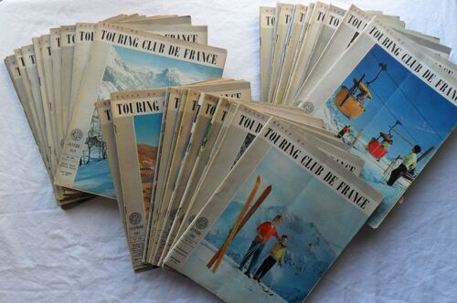 La Revue Du Touring Club De France - Années 1959/1960/1961.