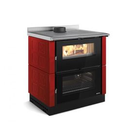 Cuisinière à bois - Bordeaux - Verona XXL maiolica - 7,0 Kw LA NORDICA EXTRAFLAME