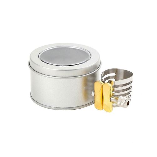 Réglage À Vis Unique Saxophone Clip Clip Sax Ligature Pour Ténor/Alto Saxophone Bec