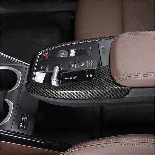 Pour X1 U11 2023 2024 Console Centrale De Voiture Panneau De Changement De Vitesse Couverture De Cadre Accessoires De Garniture - Abs Carbone