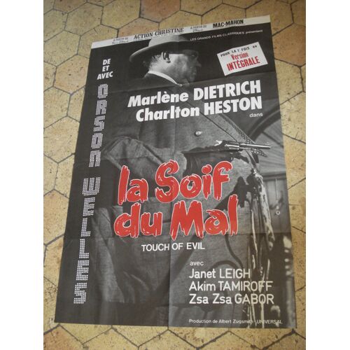 Affiche La Soif Du Mal