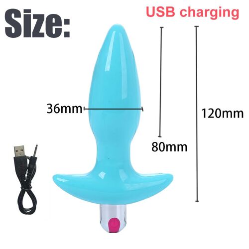 Godemichet Vibrant En Silicone Pour Homme Et Femme, Jouet Sexuel, Masseur De Prostate