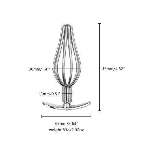 Plug Anal Creux En Acier Inoxydable, Dilatateur De Spéculum Vaginal, Produits Érotiques Pour Adultes, Jouets Sexuels Pour Femmes S/M/L